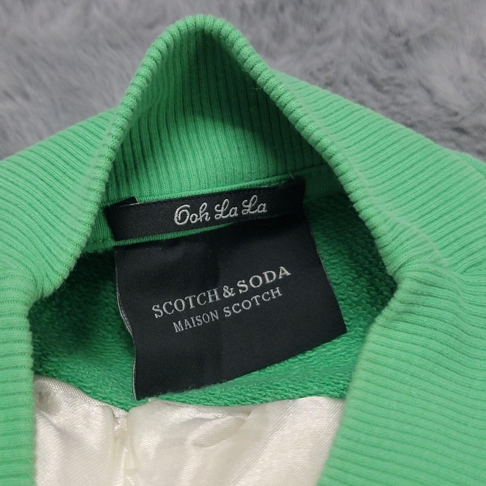 Scotch Soda Sweatshirt Womens XS Green Pourquoi Pas Maison Scotch French - Picture 3 of 13